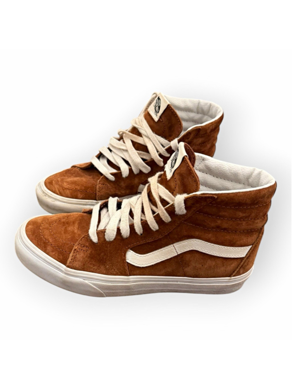 Vans Sk8-Hi Brown Suede Water Repellent High Top Sneakers Men’s 6.5